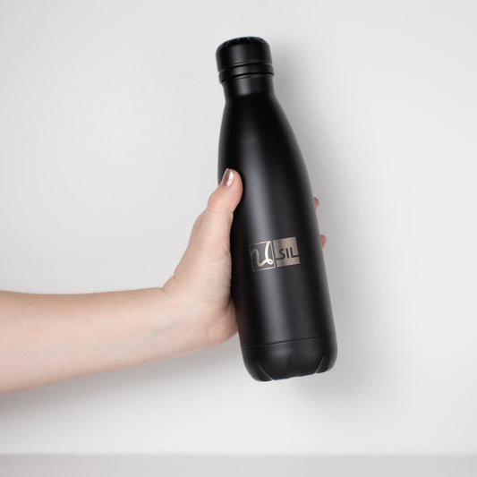 17oz Water Bottle - Black